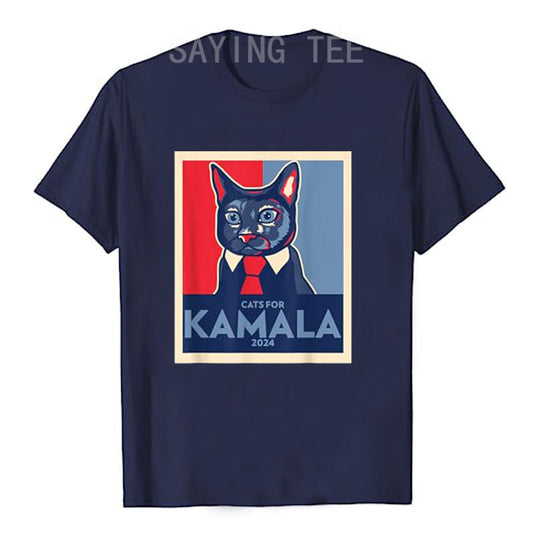 Kamala 2024 T shirt 10 (cat lady product)